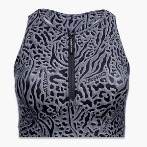 NWT SavageXFenty: Locked & Lifted Half-Zip Medium-Impact Sports Bra